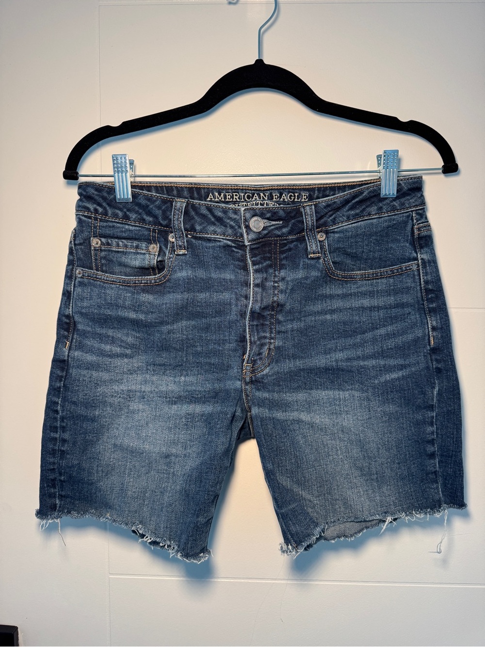 American Eagle Outfitters Dark Blue Denim Jean Shorts